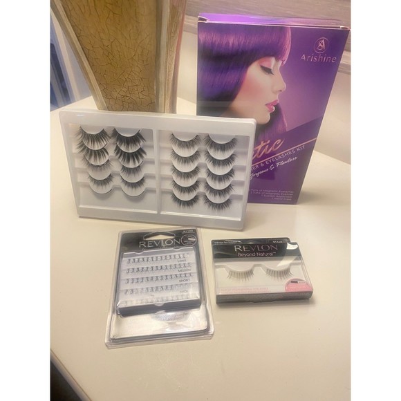 Eye Lashes Bundle, Arishine and‎ Revlon Brand - Picture 1 of 4